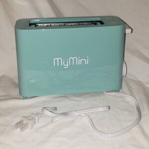 MyMini Single Slice Toaster Extra Wide Slot Crumb Tray 500 Watts …